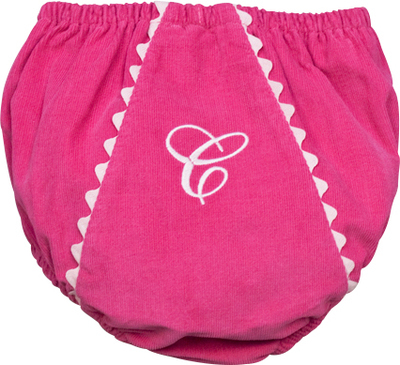 Bon Bon Hot Pink Corduroy Diaper Cover